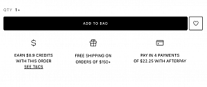 Columns in product pages